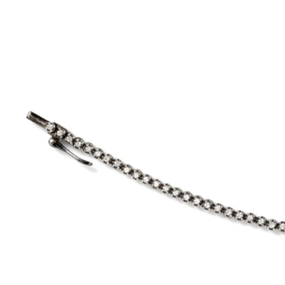 Eva Fehren 18K Blackened Gold & Diamond Bracelet